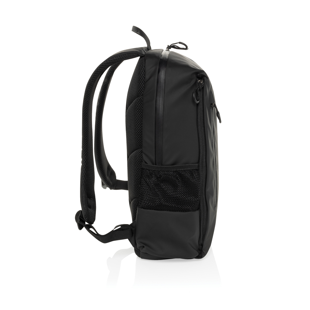 XD Xclusive Lima Aware RPET Laptop-Rucksack 15,6 Zoll, schwarz, mit Logo veredelbar