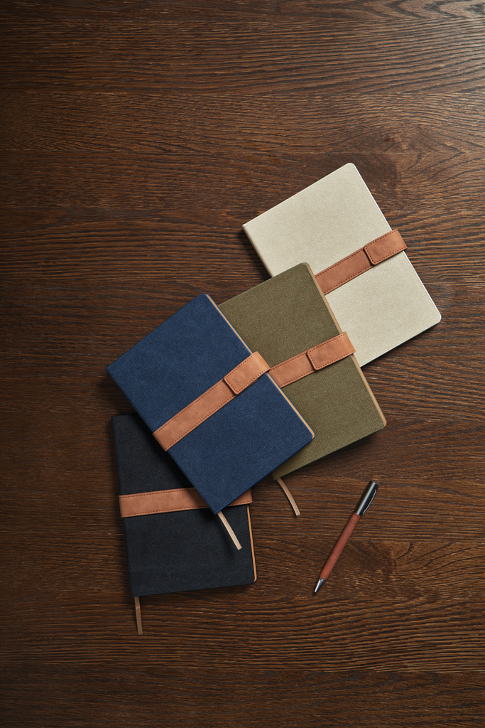 VINGA Bosler A5-Notizbuch aus RCS-recyceltem Papier, mit Logo veredelbar VINGA Bosler A5-Notizbuch aus RCS-recyceltem Papier, mit Logo veredelbar