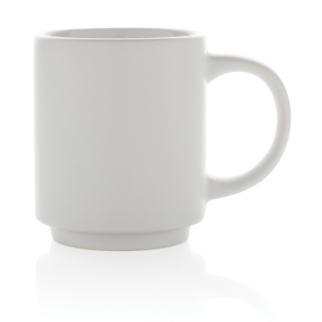 Keramik-Stapeltasse 180ml, spülmaschinenfest – weiß Keramik-Stapeltasse 180ml, spülmaschinenfest – weiß