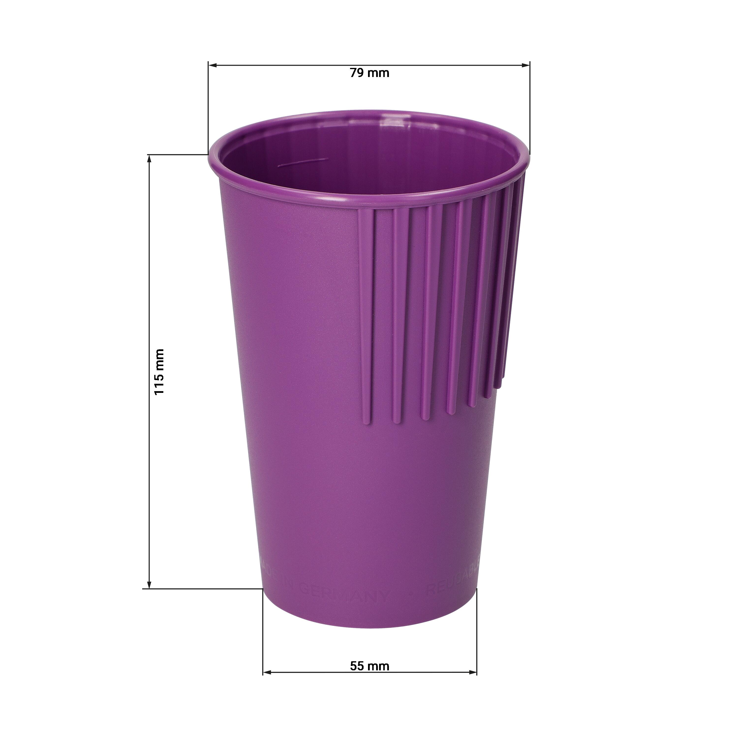 Riffel-Becher "ToGo", 300 ml – DET1 Riffel-Becher "ToGo", 300 ml