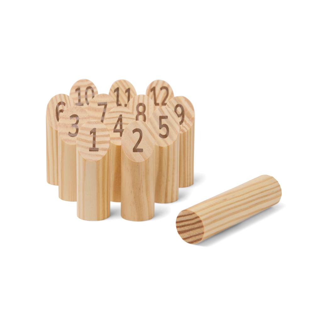 VINGA Muge Mini Zahlenspiel aus FSC-Holz mit Logo bedruckbar VINGA Muge Mini Zahlenspiel aus FSC-Holz mit Logo bedruckbar