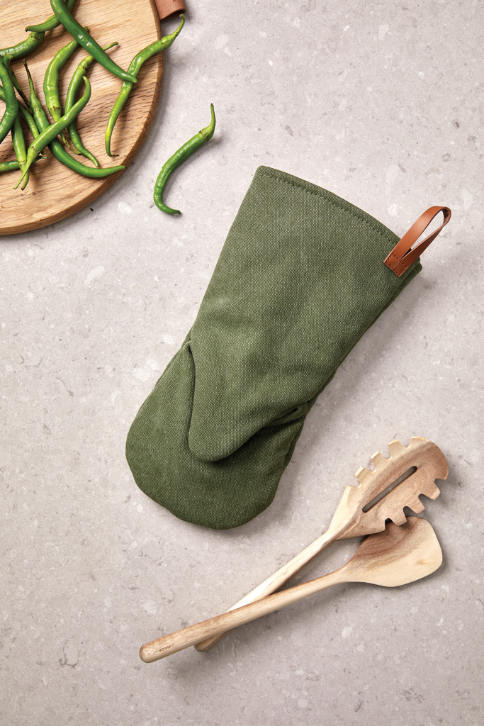VINGA Asado Ofenhandschuh aus Baumwolle, wattiert, bedruckbar mit Logo VINGA Asado Ofenhandschuh aus Baumwolle, wattiert, bedruckbar mit Logo