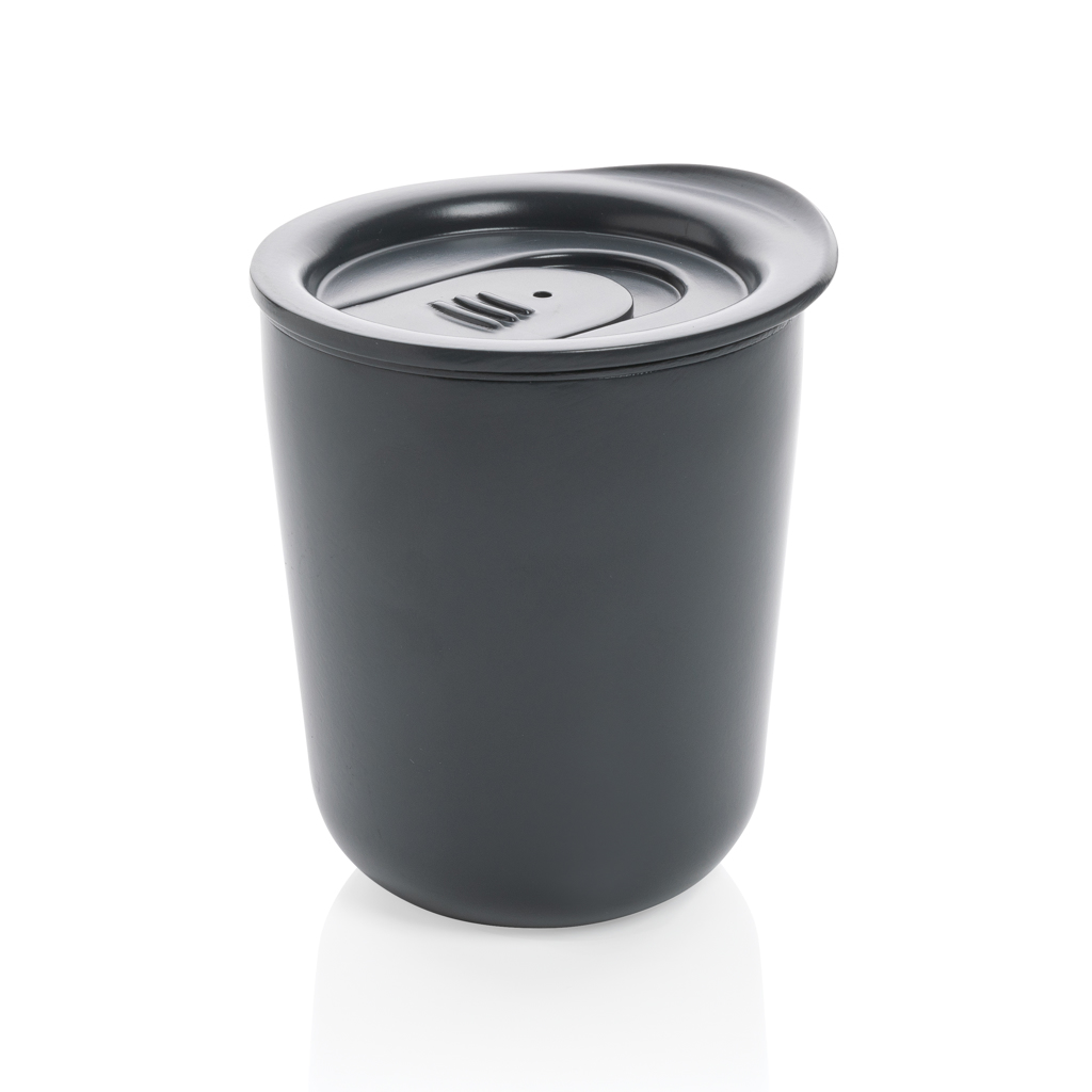 XD Collection Antimikrobieller Kaffeebecher 250 ml mit Biomaster, Edelstahl, bedruckbar