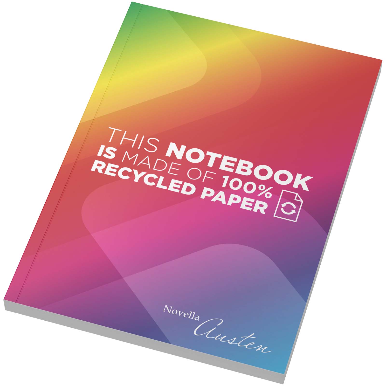 Kendal Set aus recyceltem Material Novella Austen Notizbuch und Americano Becher