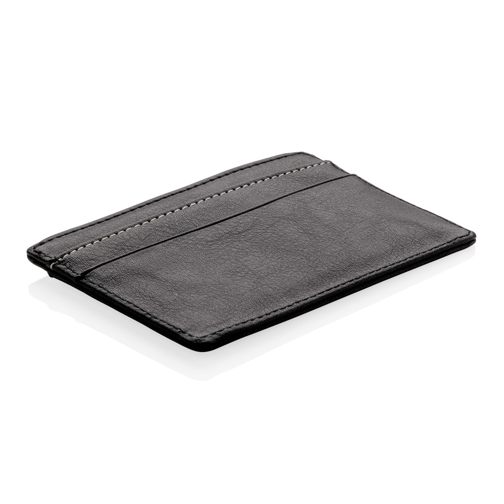 Swiss Peak RFID Anti-Skimming Kartenhalter PU mit Lasergravur