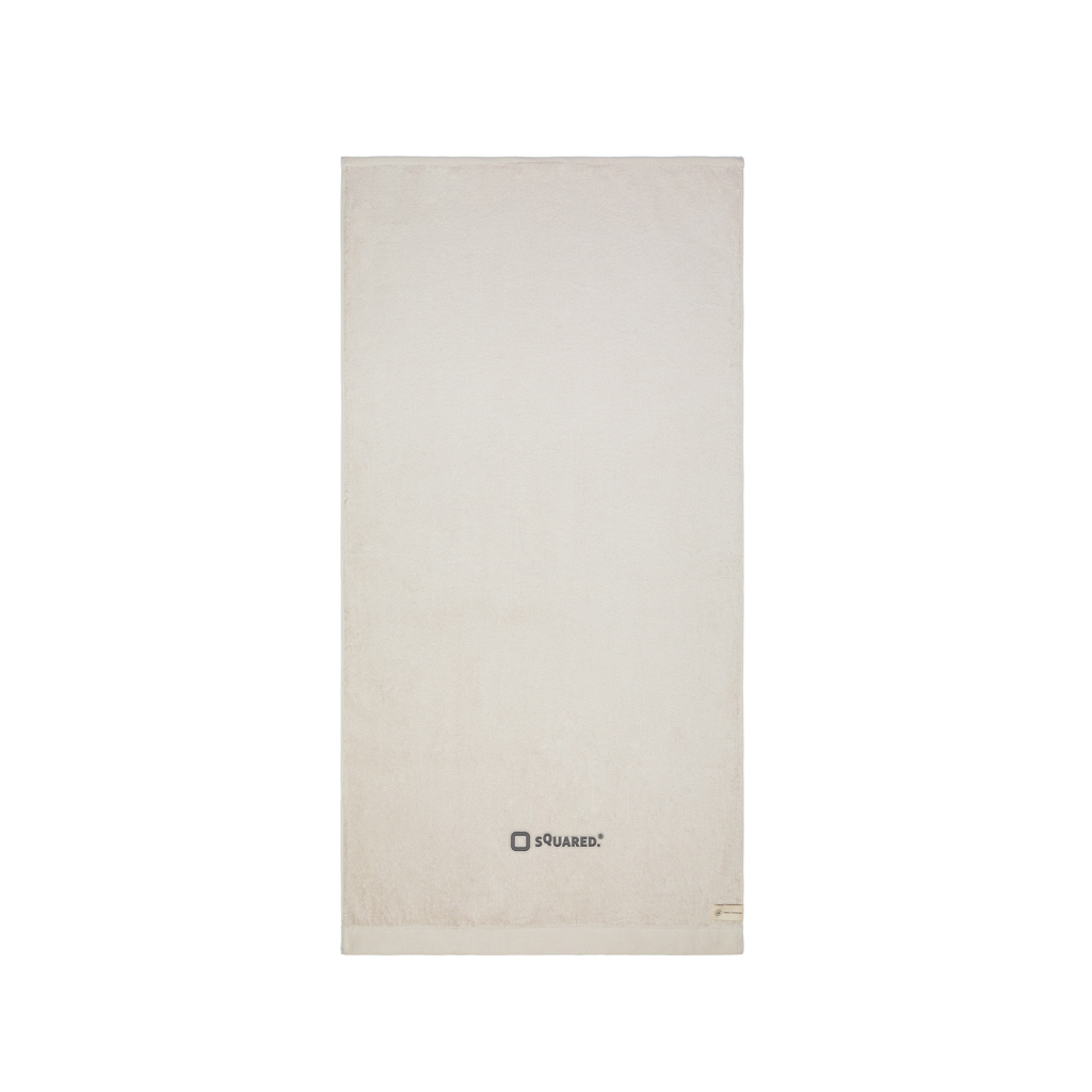 VINGA Birch Handtuch 70×140 cm, 450 g/m² aus Baumwolle und Lyocell — mit Stickerei veredelbar