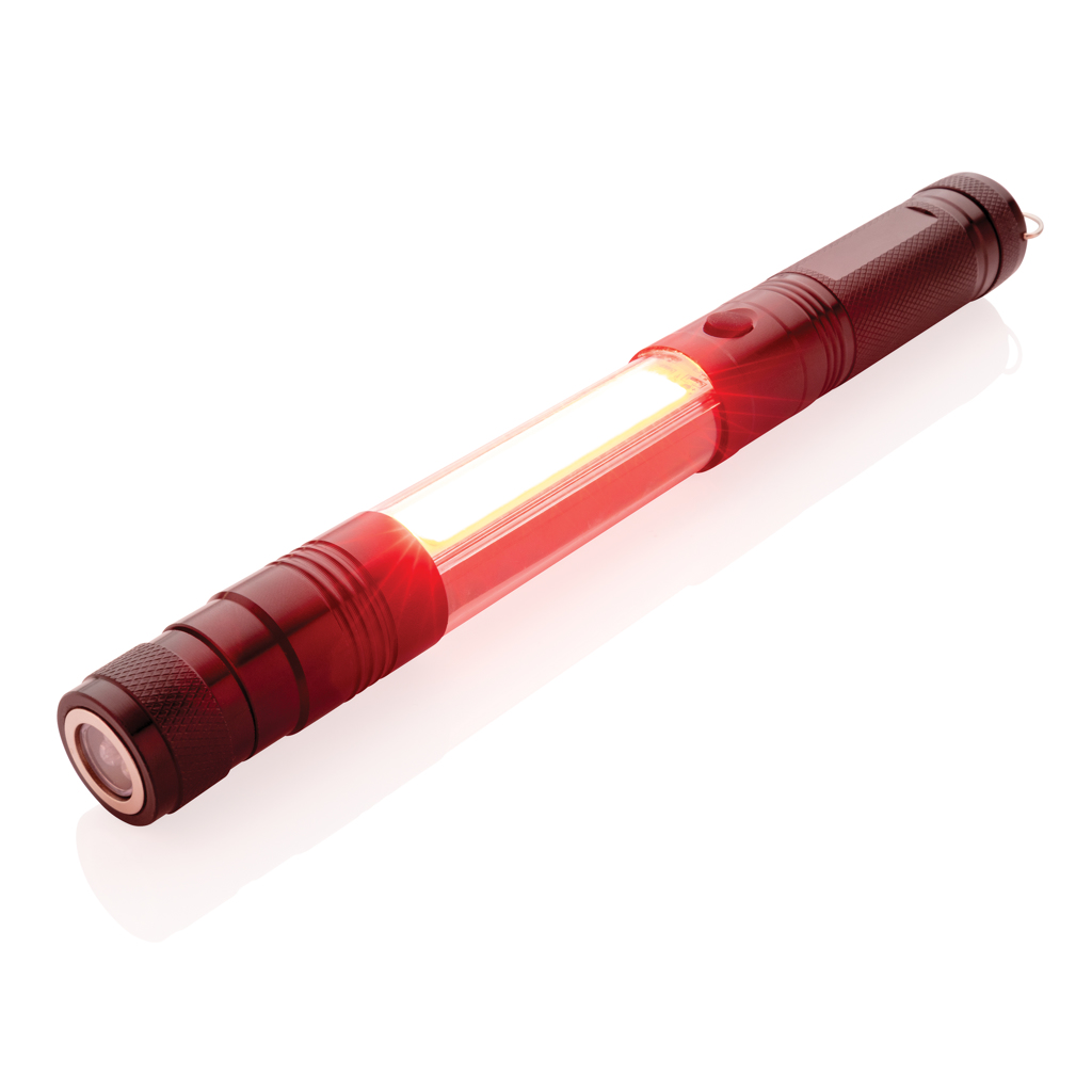 XD Collection Teleskop-Leuchte mit COB-Modul, Doppelmagnet und ausziehbarer Aluminiumstange