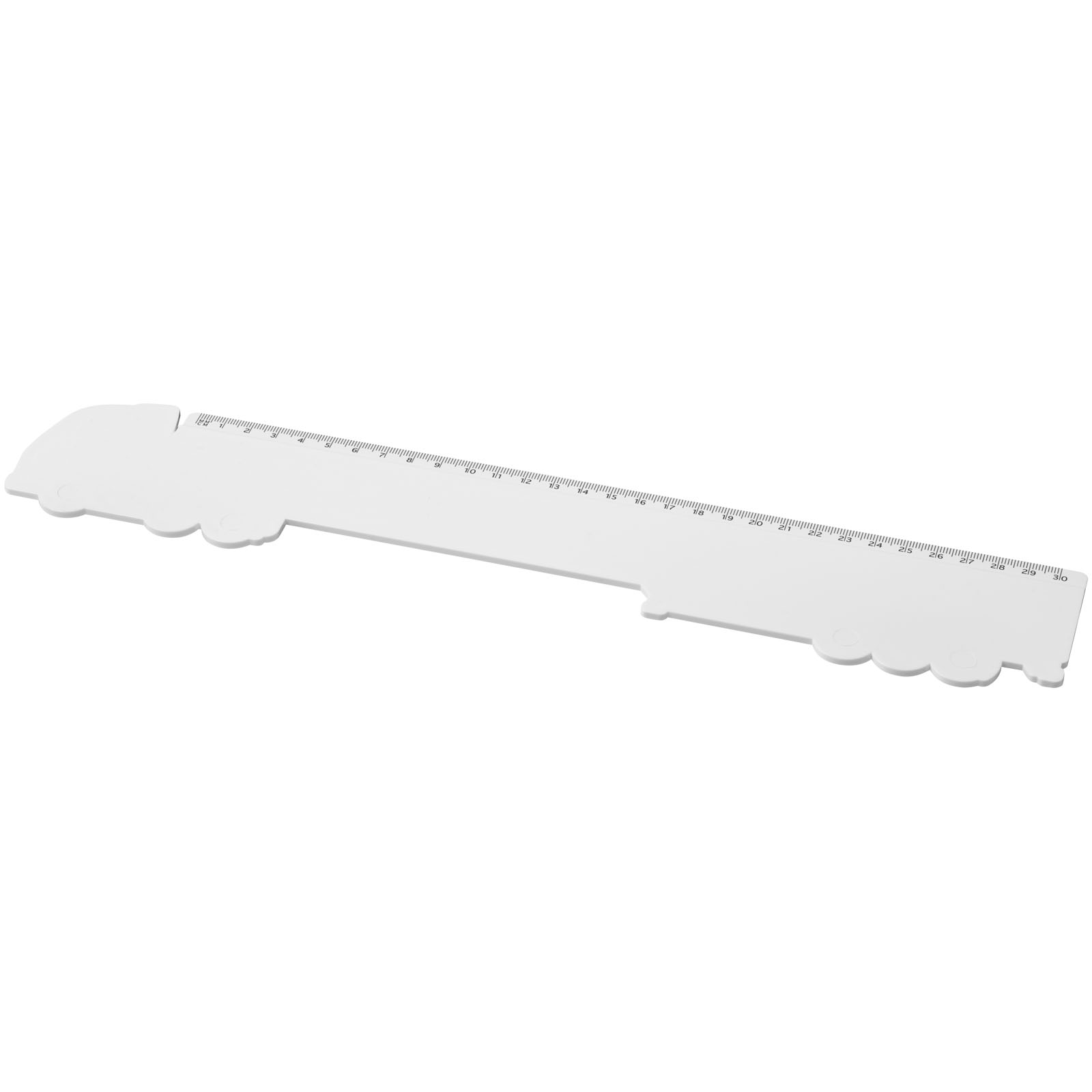 Tait 30 cm LKW-förmiges Lineal aus Recycling-Kunststoff Tait 30 cm LKW-förmiges Lineal aus Recycling-Kunststoff