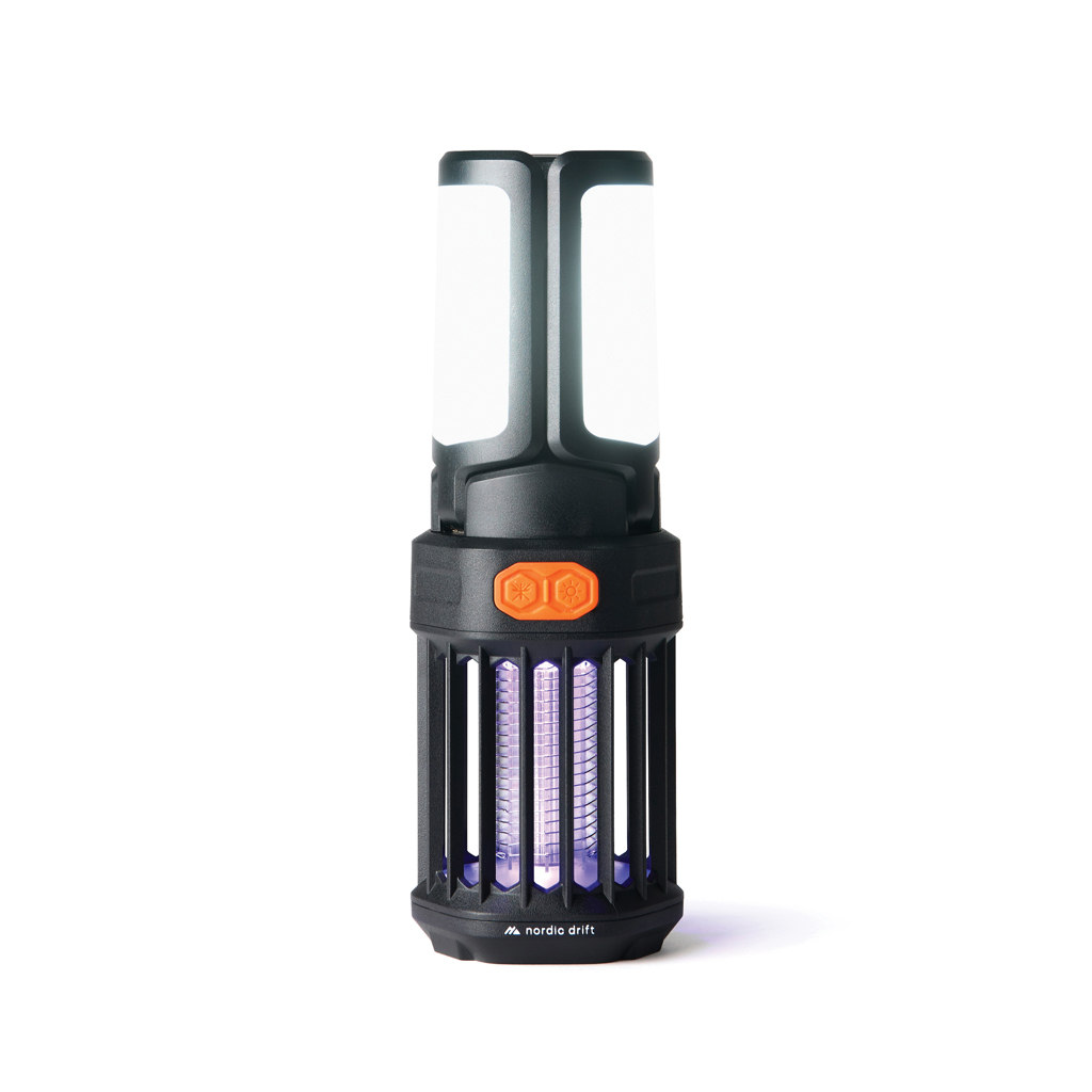 Nordic Drift Titan Campinglampe mit Mückenschutz, USB-C-Akku, bedruckbar Nordic Drift Titan Campinglampe mit Mückenschutz, USB-C-Akku, bedruckbar