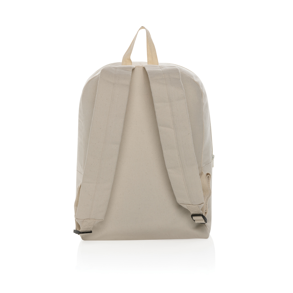Impact Aware™ rCanvas-Rucksack 285g/m² ungefärbt – mit Logo veredelbar Impact Aware™ rCanvas-Rucksack 285g/m² ungefärbt – mit Logo veredelbar