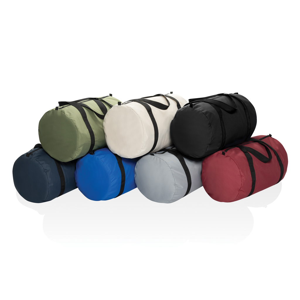 Dillon AWARE RPET Sporttasche faltbar – mit Logo bedruckbar Dillon AWARE RPET Sporttasche faltbar – mit Logo bedruckbar