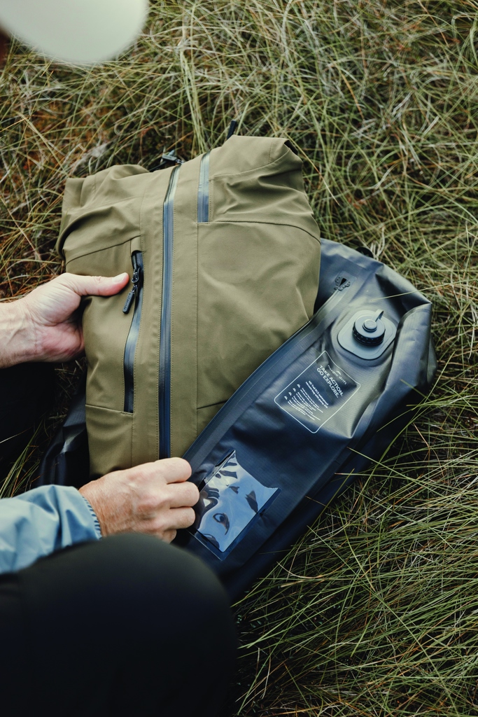 Nordic Drift Trail Vakuumbeutel mit Pumpe, 20 l, IPX8 - mit Logo bedruckbar