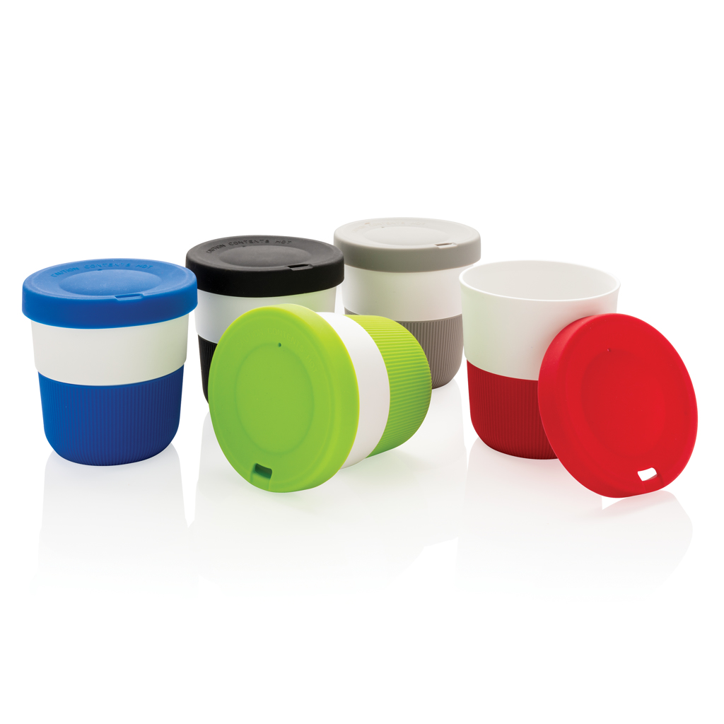 XD Collection PLA Coffee-To-Go Becher 280 ml mit Logo bedrucken XD Collection PLA Coffee-To-Go Becher 280 ml mit Logo bedrucken