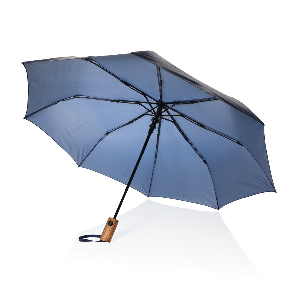 Kaycey 21" Auto-Open Mini-Regenschirm aus AWARE™ rPET — bedruckbar