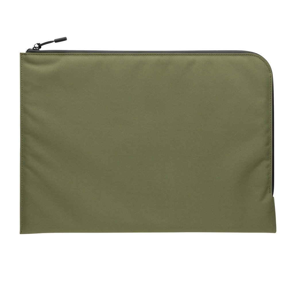 Impact Aware™ 15,6 Zoll Laptop Sleeve aus recyceltem PET, grün — bedruckbar Impact Aware™ 15,6 Zoll Laptop Sleeve aus recyceltem PET, grün — bedruckbar