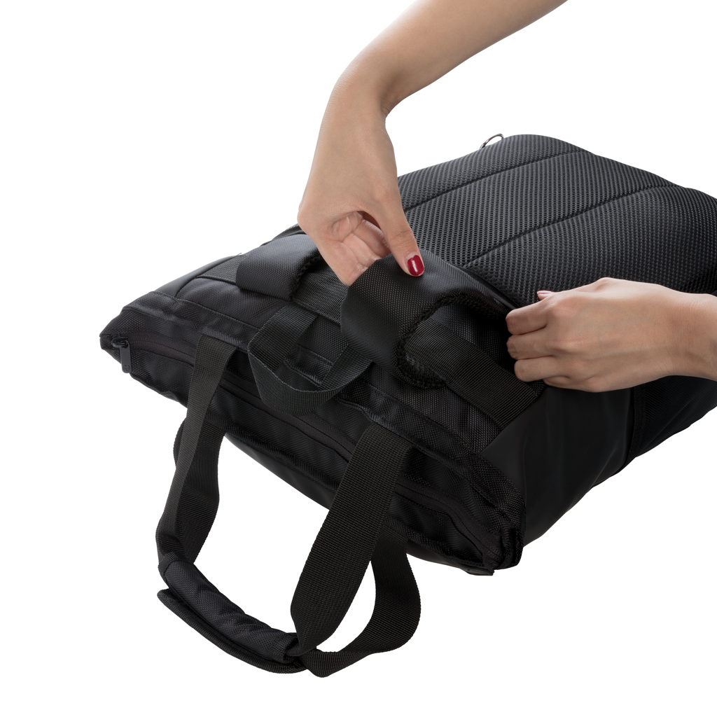 Swiss Peak RFID 15,6'' Laptop-Trage-Tasche PVC-frei mit Logodruck Swiss Peak RFID 15,6'' Laptop-Trage-Tasche PVC-frei mit Logodruck