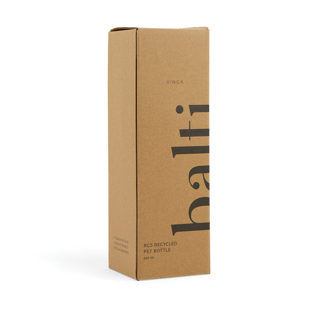 VINGA Balti 600 ml Trinkflasche aus RCS-recyceltem PET VINGA Balti 600 ml Trinkflasche aus RCS-recyceltem PET
