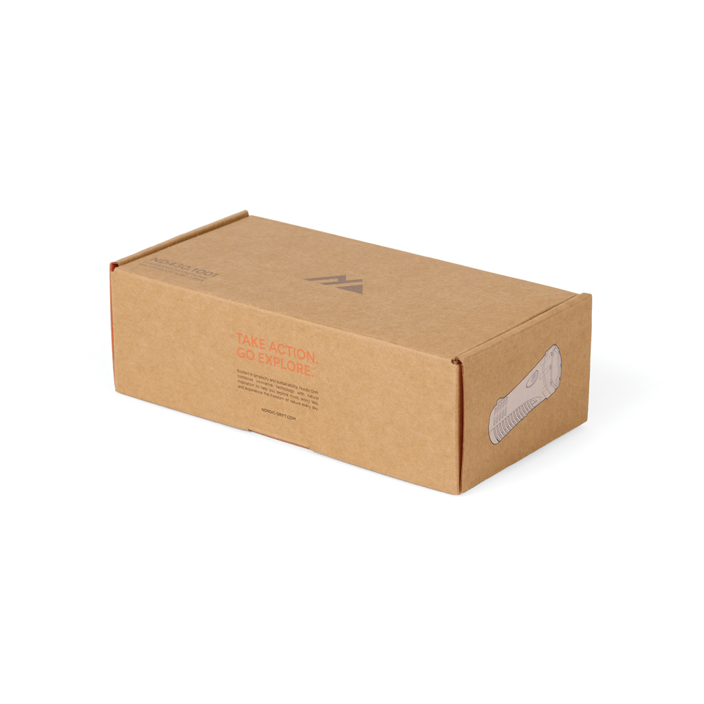 Nordic Drift Everest IPX8 Kurbel-Taschenlampe mit Powerbank, mit Logo bedruckbar