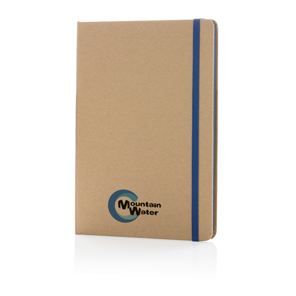 Kraft A5 Notizbuch mit Recyclingpapier, FSC Mix & BSCI, bedruckbar Kraft A5 Notizbuch mit Recyclingpapier, FSC Mix & BSCI, bedruckbar