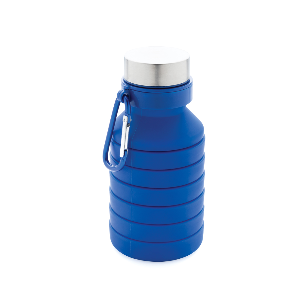 Faltbare Silikonflasche 550 ml mit Logo bedrucken – XD Collection