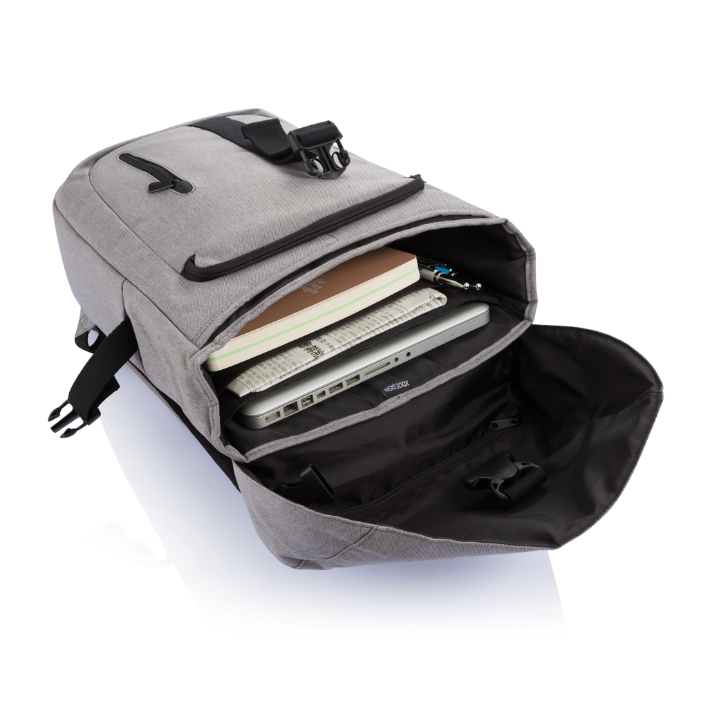 Osaka Business-Rucksack aus recyceltem rPET Grau Osaka Business-Rucksack aus recyceltem rPET Grau