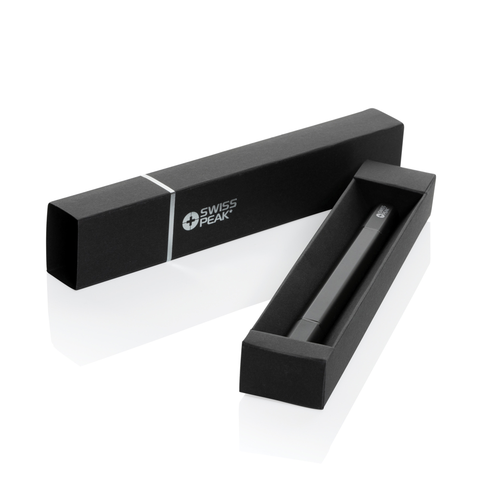 Swiss Peak Dual-Tip-Pen aus recyceltem Aluminium – Edles Eventgeschenk mit Logo Swiss Peak Dual-Tip-Pen aus recyceltem Aluminium – Edles Eventgeschenk mit Logo