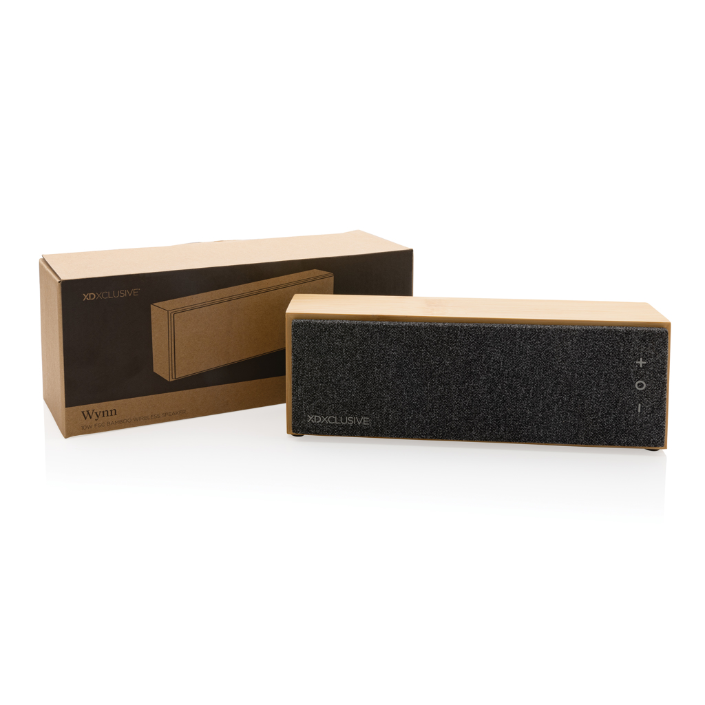 Wynn 10W Bluetooth-Lautsprecher Bambus FSC – bedruckbar