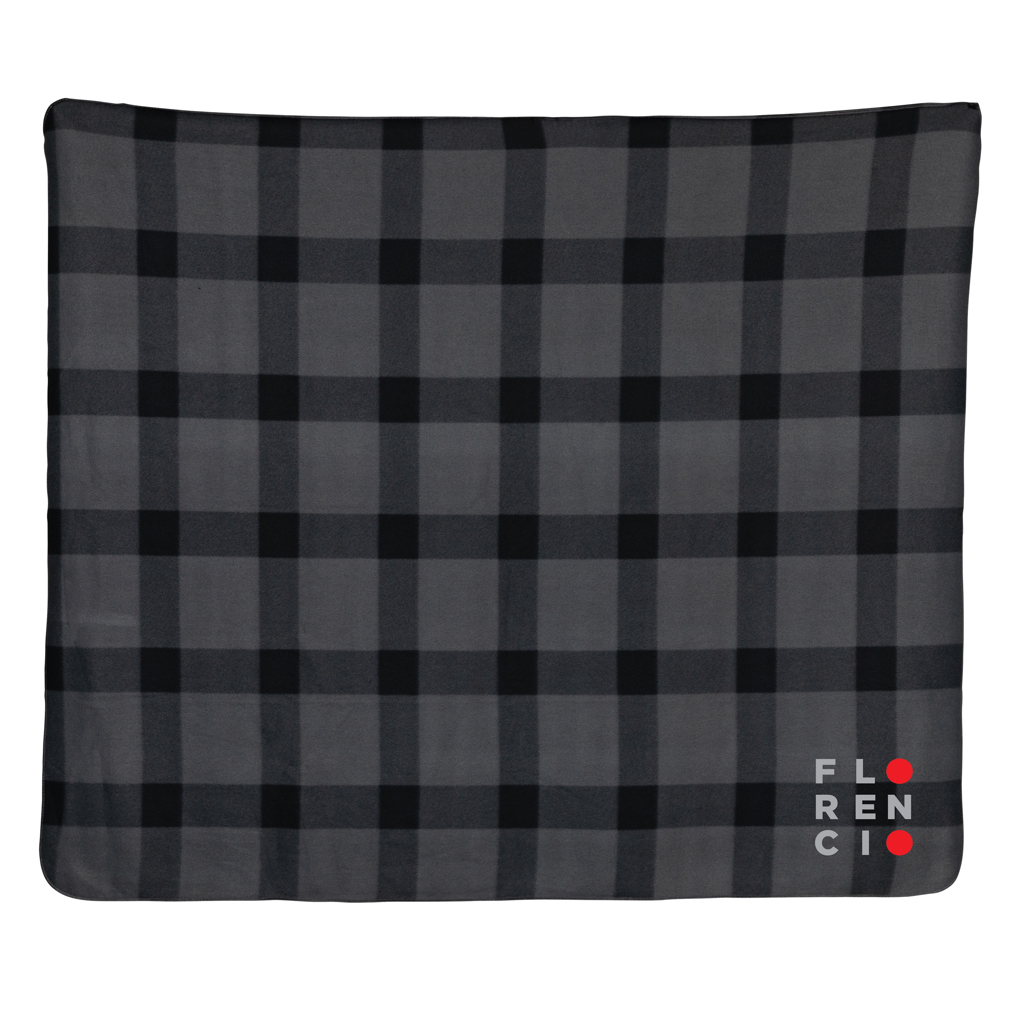XD Collection Fleece-Decke kariert, Doppel-Fleece 180 g/m², 127 × 152 cm, bestickbar