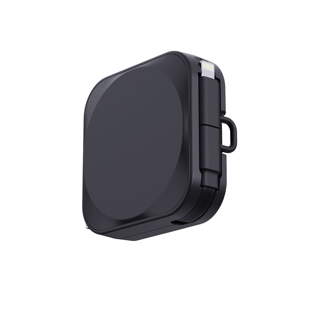 RCS-zertifizierter 100W USB-C Ladehalter, recycelt schwarz RCS-zertifizierter 100W USB-C Ladehalter, recycelt schwarz