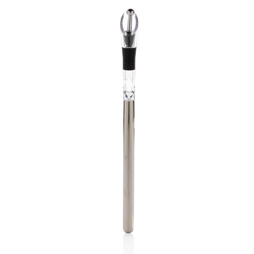 Vino Weinkühler-Stab aus Edelstahl mit Belüfter – bedruckbar von XD Collection