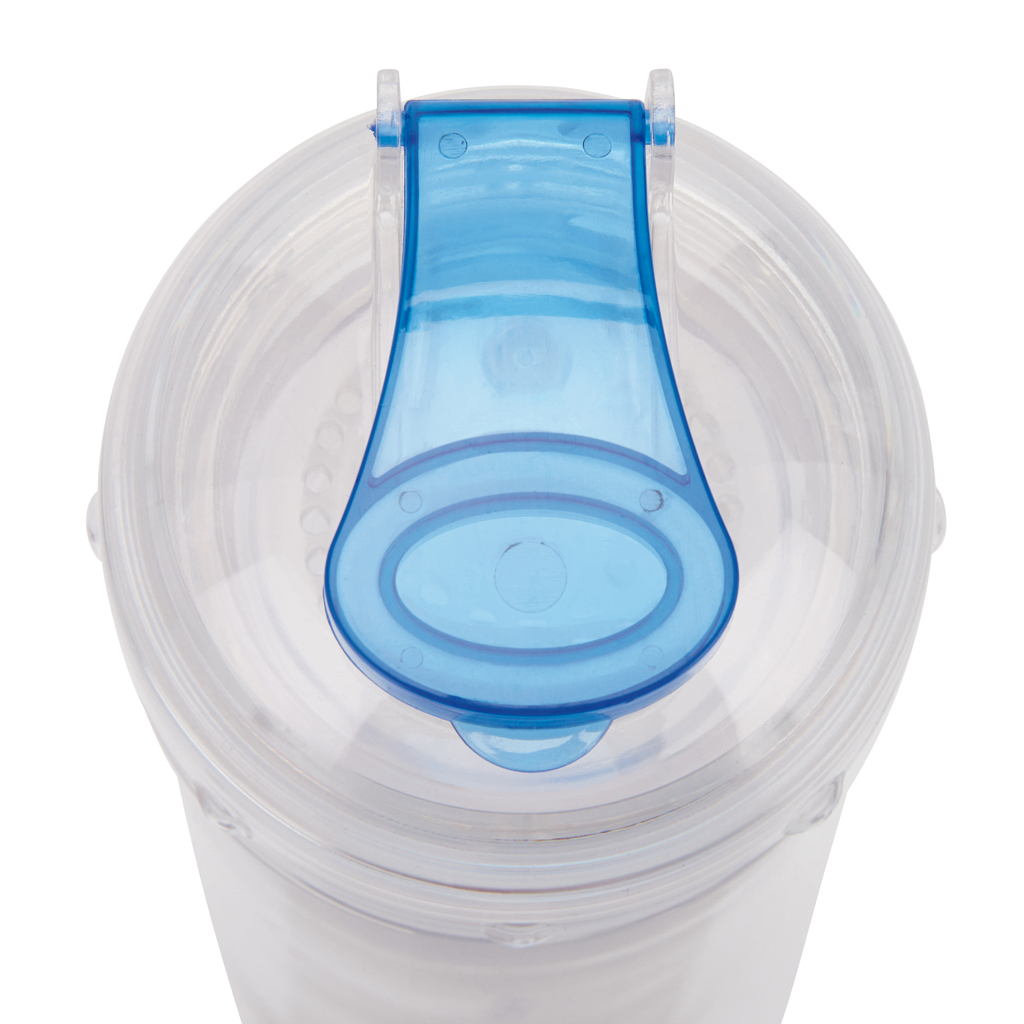 Tritan Wasserflasche 500ml mit Aromafach – blau
