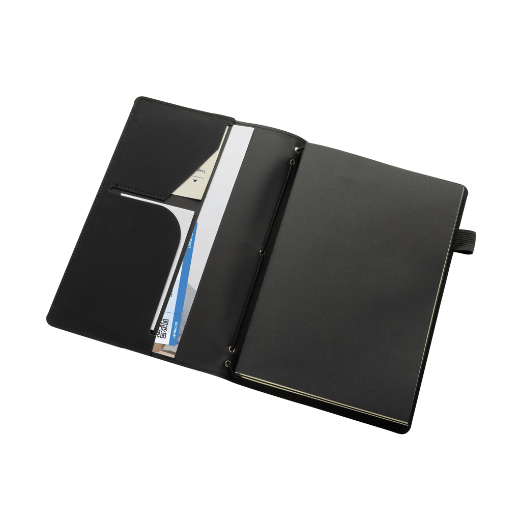 XD Collection Daily Notes Binder – nachfüllbares 3-in-1 PU-Notizbuch mit Logo