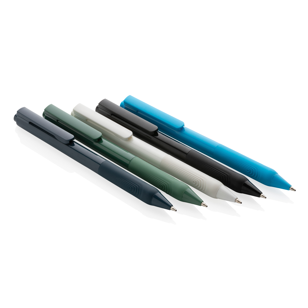 X9 Werbe-Kugelschreiber Silikongriff Dokumental, hellblau X9 Werbe-Kugelschreiber Silikongriff Dokumental, hellblau