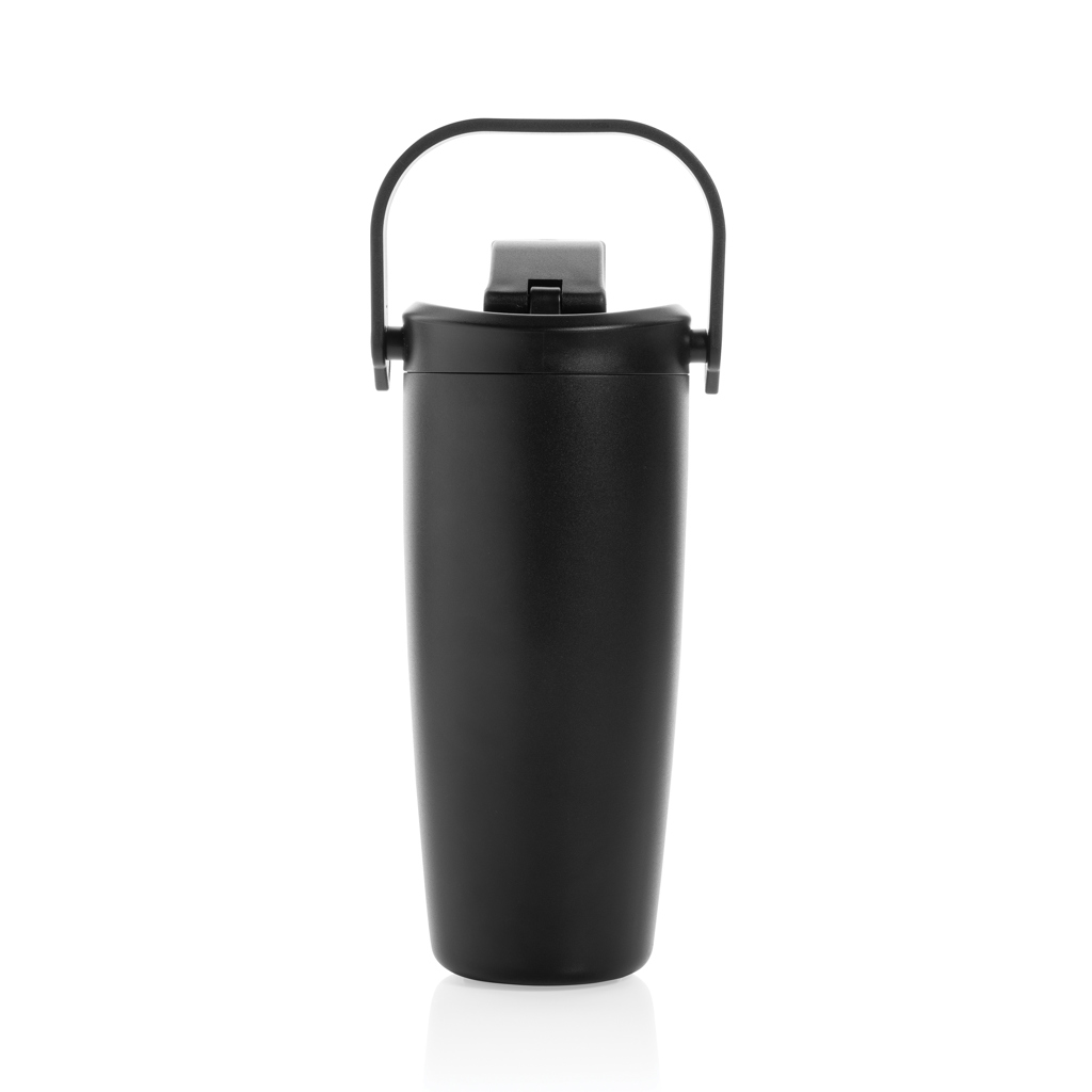 Avira Ayala Crossbody Duosip Becher 600 ml aus RCS-recyceltem Edelstahl mit Logo bedrucken