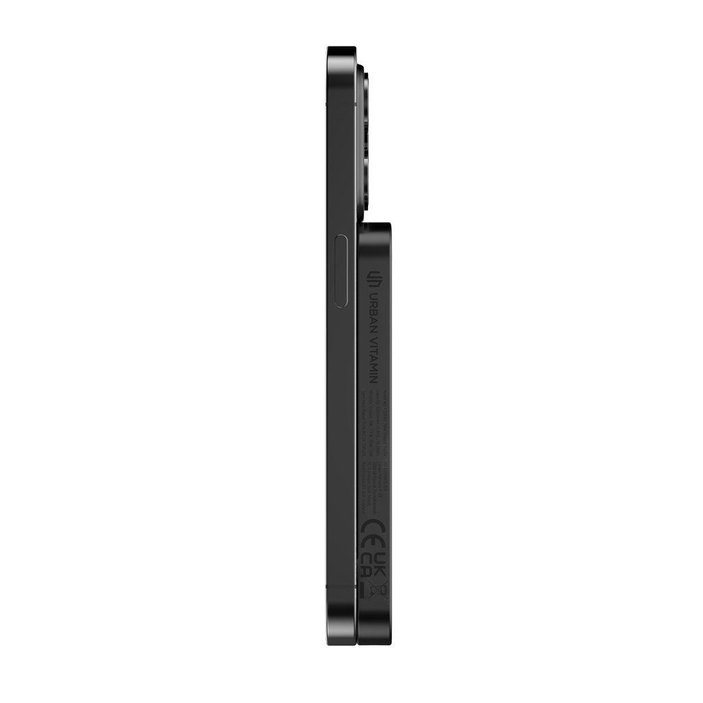 Urban Vitamin Richmond 5000mAh Magnetische Wireless-Powerbank aus RCS-Recyclingmaterial Urban Vitamin Richmond 5000mAh Magnetische Wireless-Powerbank aus RCS-Recyclingmaterial