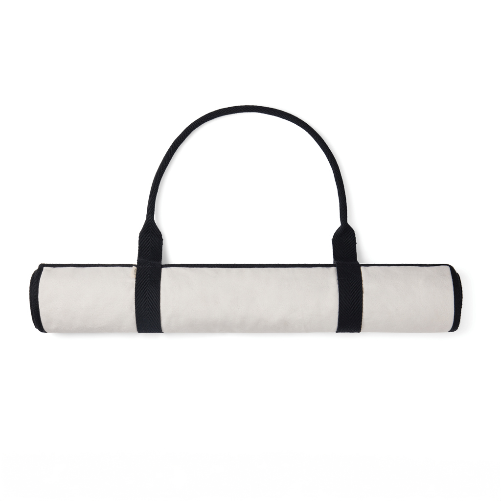VINGA Volonne AWARE™ Strandmatte aus recyceltem Canvas mit Tragegriff und Tasche – bedruckbar VINGA Volonne AWARE™ Strandmatte aus recyceltem Canvas mit Tragegriff und Tasche – bedruckbar