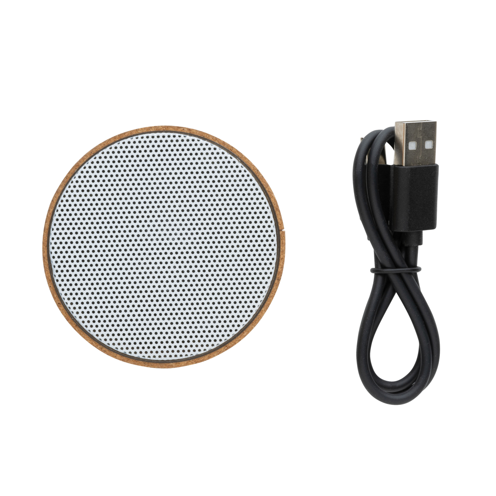 XD Collection Kork-Lautsprecher 3W Bluetooth FSC mit Logo veredelbar