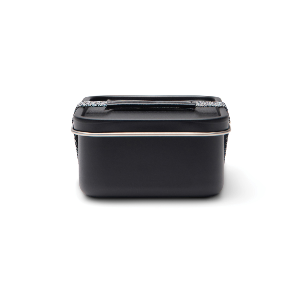 VINGA Parks Lunchbox aus RCS-Edelstahl 750 ml, schwarz, mit Logo veredelbar VINGA Parks Lunchbox aus RCS-Edelstahl 750 ml, schwarz, mit Logo veredelbar