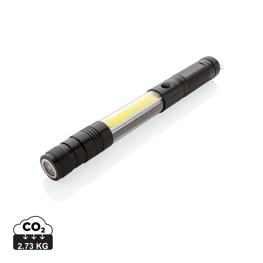 XD Collection Teleskop-Leuchte mit COB-Modul, Doppelmagnet und ausziehbarer Aluminiumstange