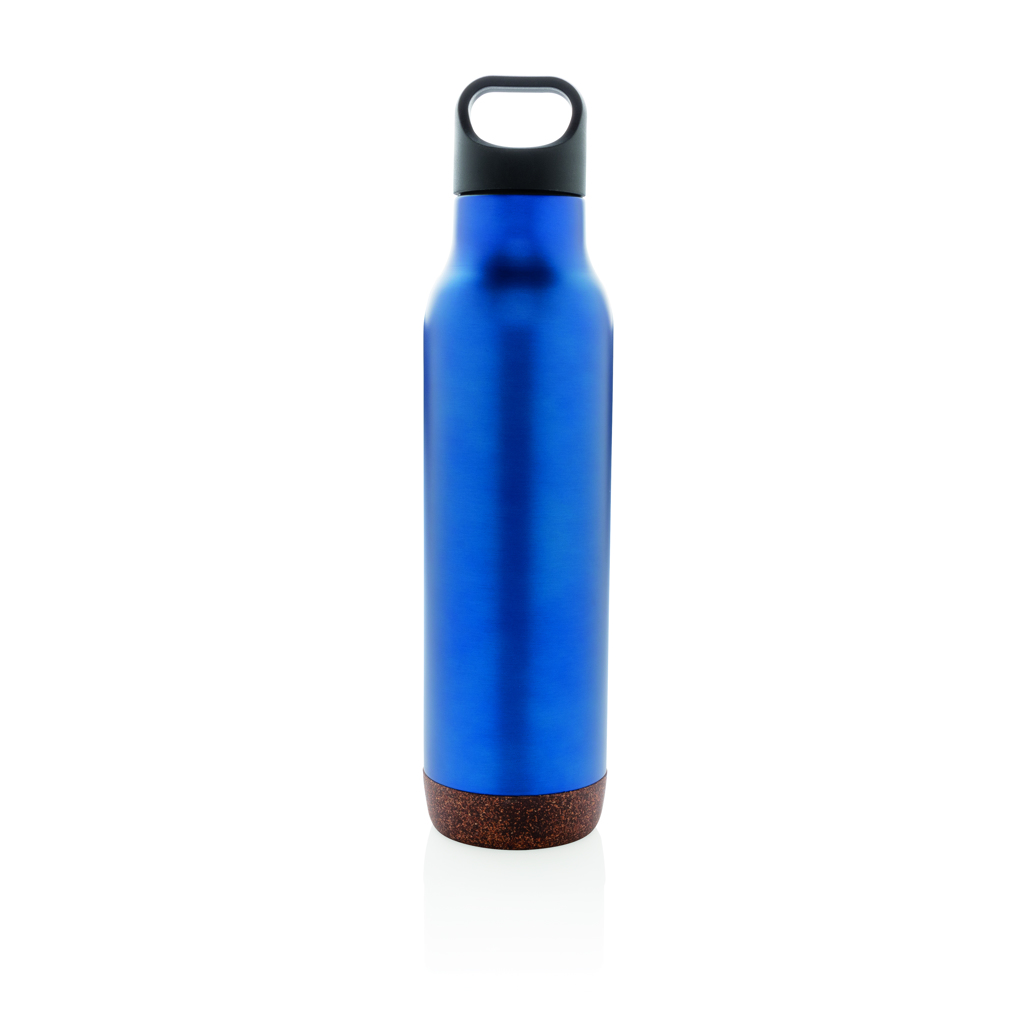 XD Collection Vakuum-Flasche mit Kork 600 ml – auslaufsicher, gravierbar