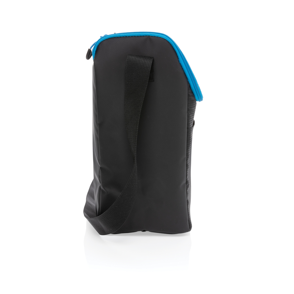 Robuste Outdoor Kühltasche 6 Dosen/2 Flaschen – schwarz