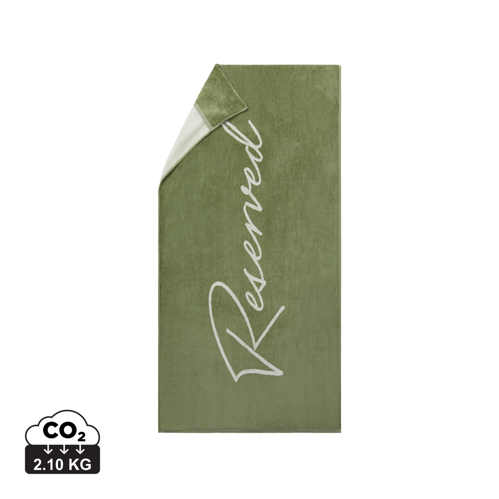 VINGA Liegestuhl-Tuch 450 g/m² Baumwolle, 160×80 cm, OEKO-TEX, bestickbar