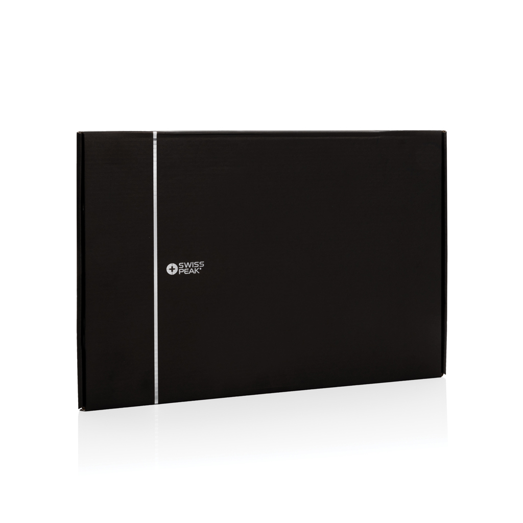 Swiss Peak 15W Lade-Mauspad in Schwarz – Premium Werbegeschenk mit Logo Swiss Peak 15W Lade-Mauspad in Schwarz – Premium Werbegeschenk mit Logo