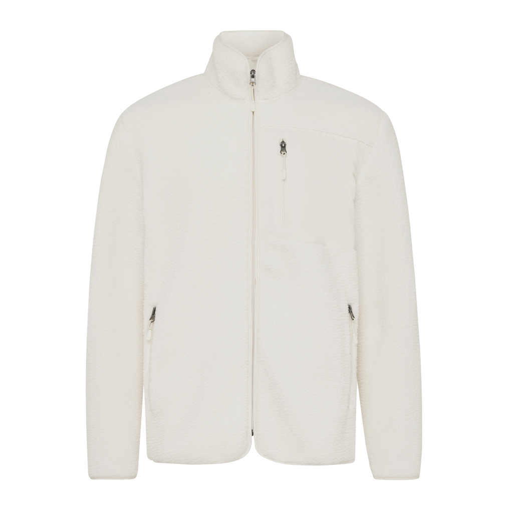 iqoniq Diran Unisex-Fleecejacke aus 100 % recyceltem Polyester, bestickbar und bedruckbar