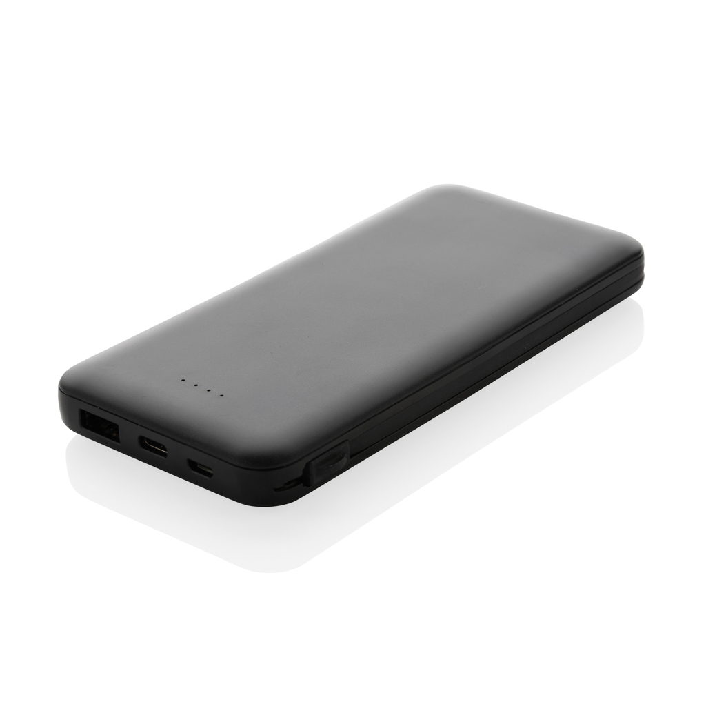 Lockhart Flat 10.000mAh RCS-Powerbank – Innovatives Werbegeschenk mit Logo