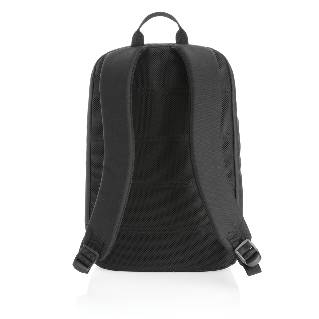 Swiss Peak Laptop-Rucksack mit UV-C-Sterilisationstasche, 15,6 Zoll, bedruckbar