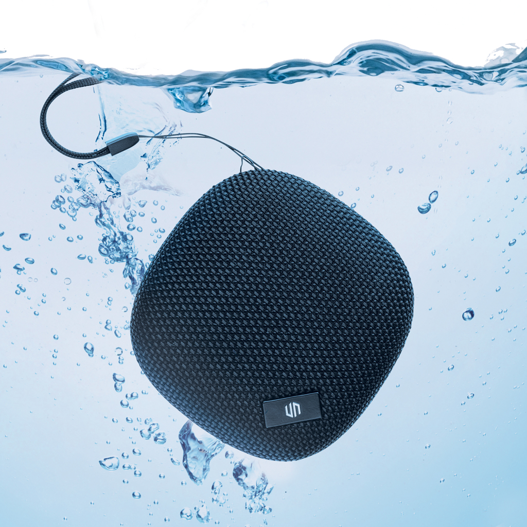 Urban Vitamin Hayward IPX7 Bluetooth-Lautsprecher 5W mit Logodruck Urban Vitamin Hayward IPX7 Bluetooth-Lautsprecher 5W mit Logodruck