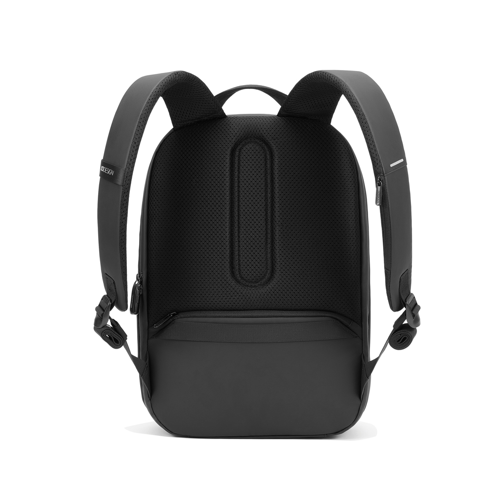 XD Design Bobby Edge Anti-Diebstahl-Rucksack aus R-PET mit RFID-Schutz und Logo-Veredelung
