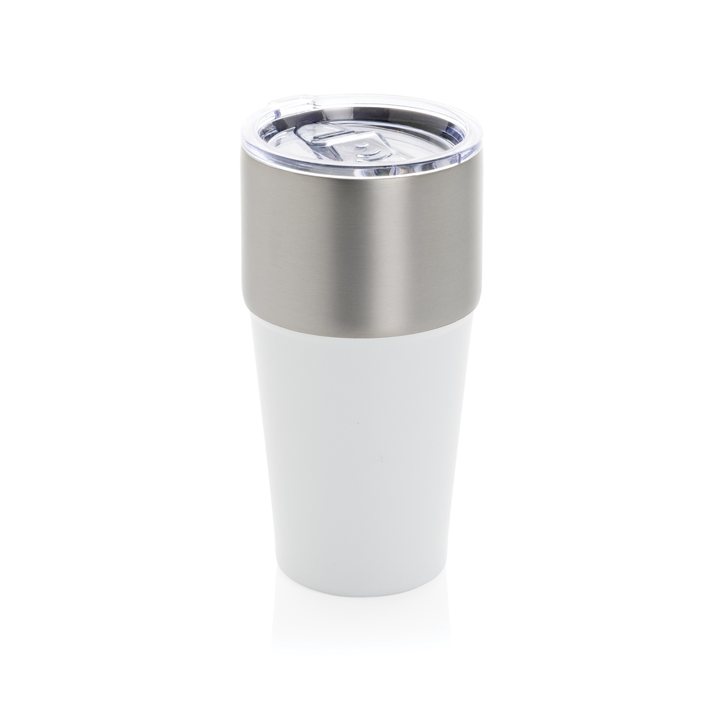 Fluid Tumbler 500 ml aus RCS-recyceltem Edelstahl, doppelwandig, mit Logo