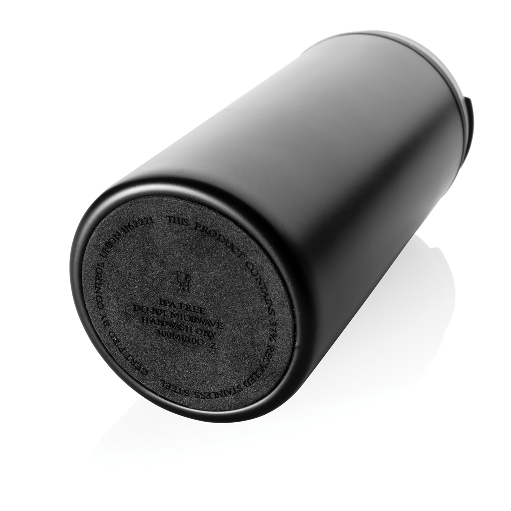 XD Xclusive Metro Becher 300 ml aus RCS-zertifiziertem Recycling-Edelstahl mit Logo-Veredelung
